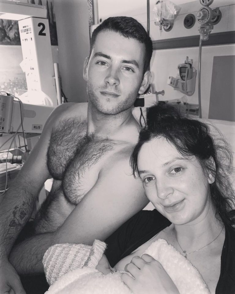 Chloe Radford has announced the arrival of her daugther