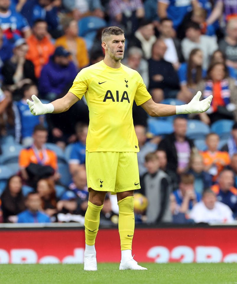 Forster's five years at Celtic were not forgotten by Rangers fans