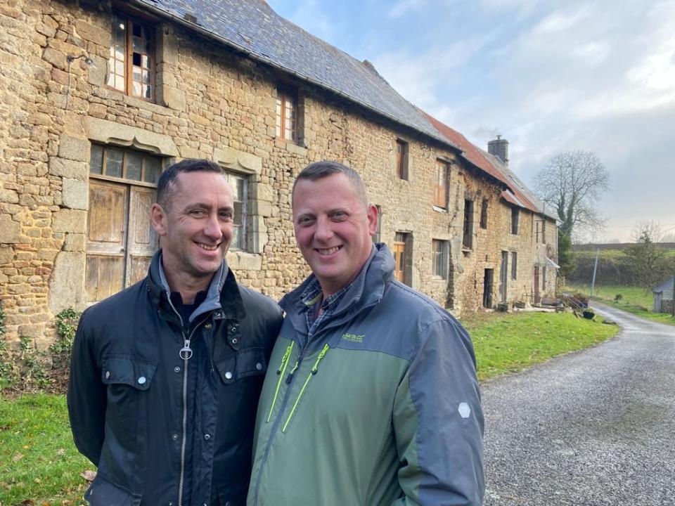 Their new property includes six cottages, two barns, a two story workshop, open barn and paddock, as well as a stone well, cider press and communal bread oven