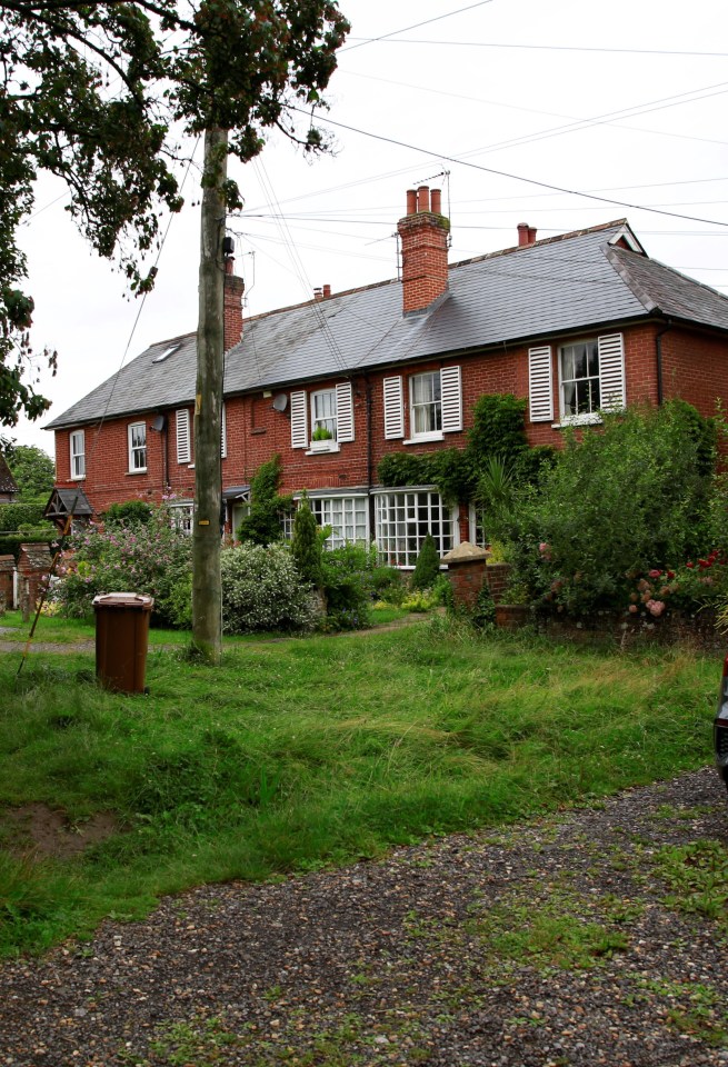 The feuding neighbours live in posh Dunsfold, Surrey