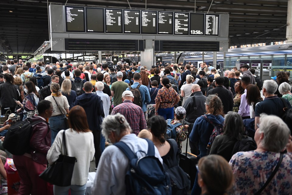 Some 40,000 rail workers from 14 train operators will walk out today, with 80 per cent of train services set to be cancelled