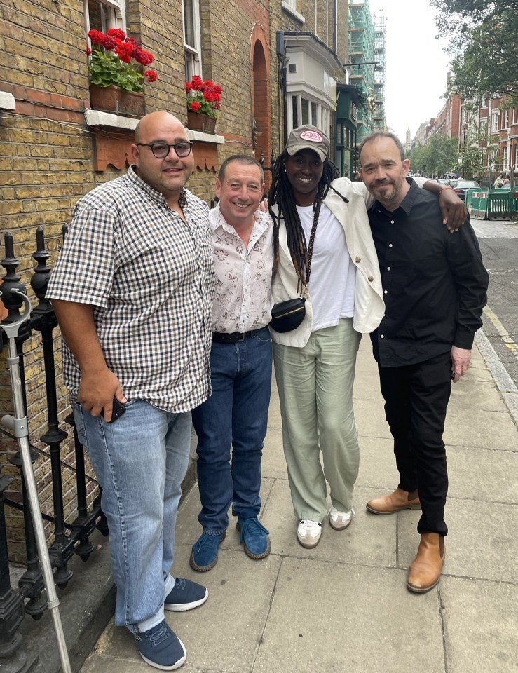 Grange Hill's Zammo, Tucker, Roland and Janet had a mini-reunion this week