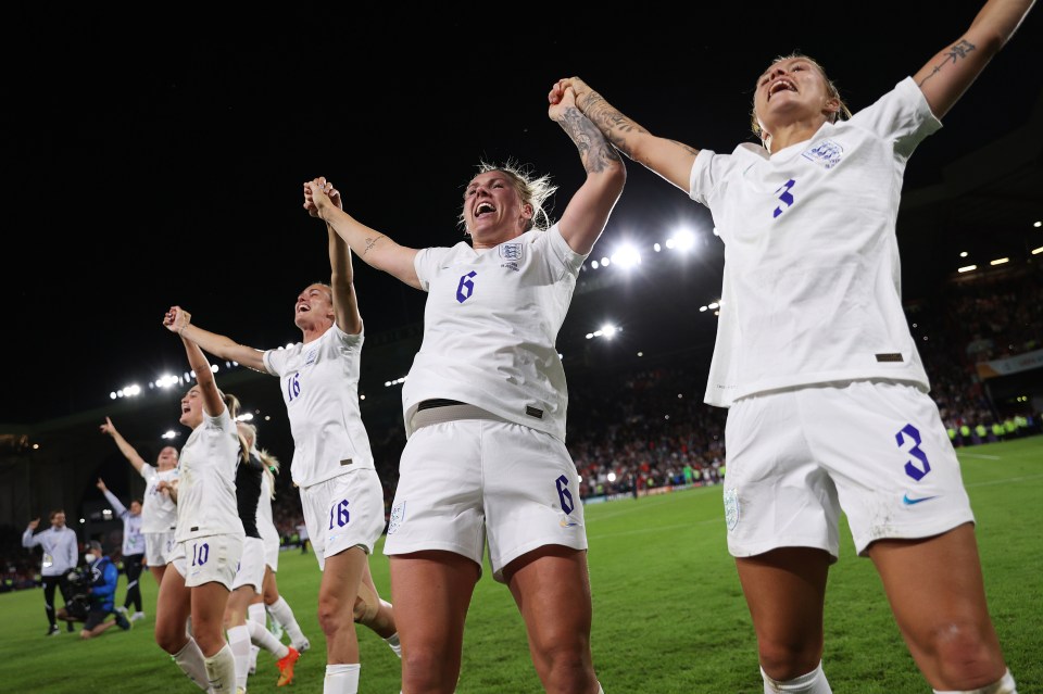 The England stars know how to celebrate and will be hoping another party awaits them on Sunday