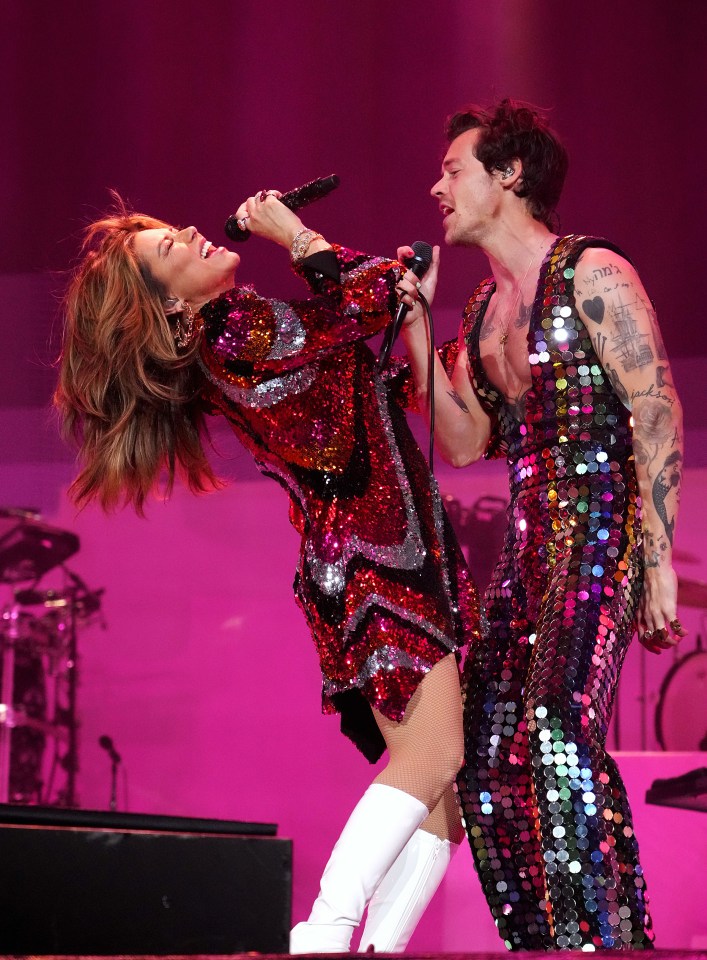 Performing with Harry Styles at Coachella