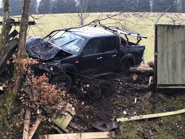 The latest incident saw a Ford smash into the fence on Sunday