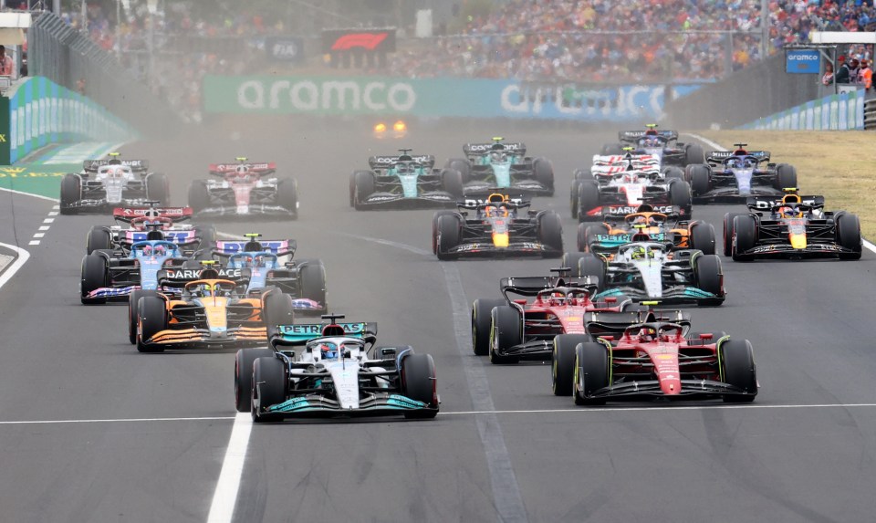 F1 drivers compete for big points every race