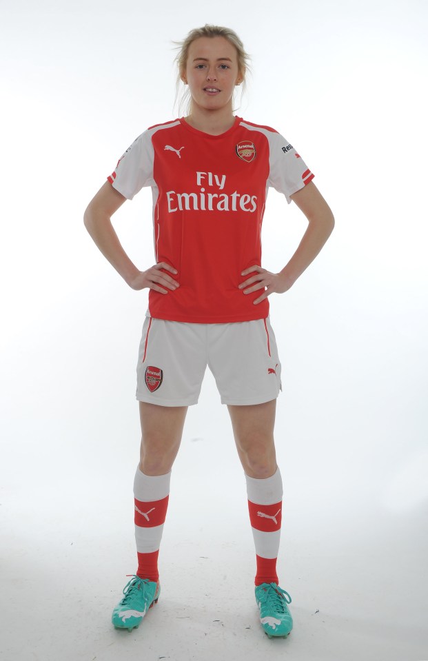 Kelly made her Arsenal debut in July 2015 where she scored just 22 minutes into the match