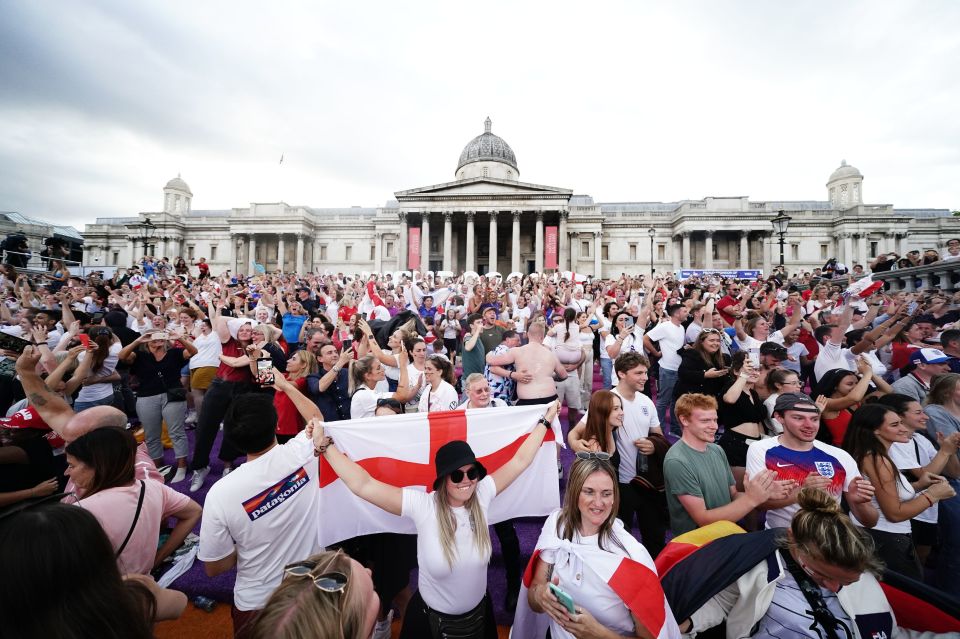 Fans around the country erupted after the stunning 2-1 victory