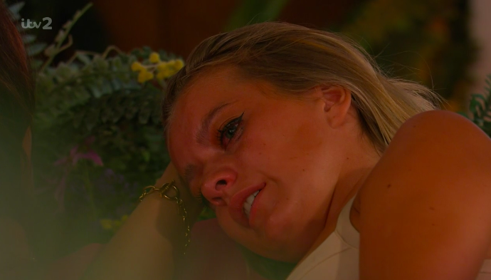 Love Island's Tasha sobbed after finding herself in the bottom six