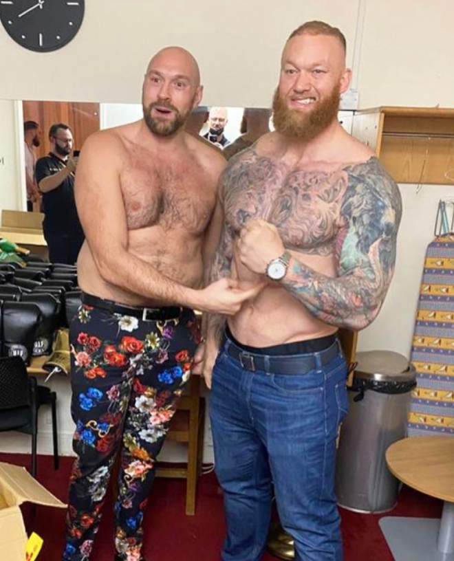 Hafthor Bjornsson has flirted with the prospect of fighting Tyson Fury for well over a year