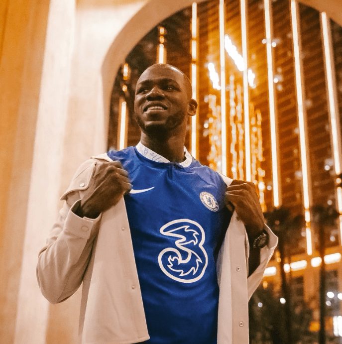 Koulibaly has arrived in Las Vegas for the Blues' pre-season tour of America