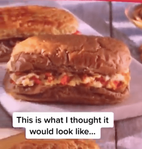 A man captured the "shocking" food he was served on a flight