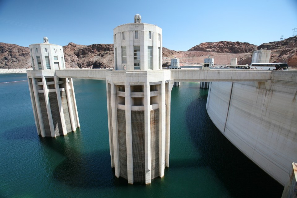 Hoover Dam is a tourist attraction in itself because of its epic size and location