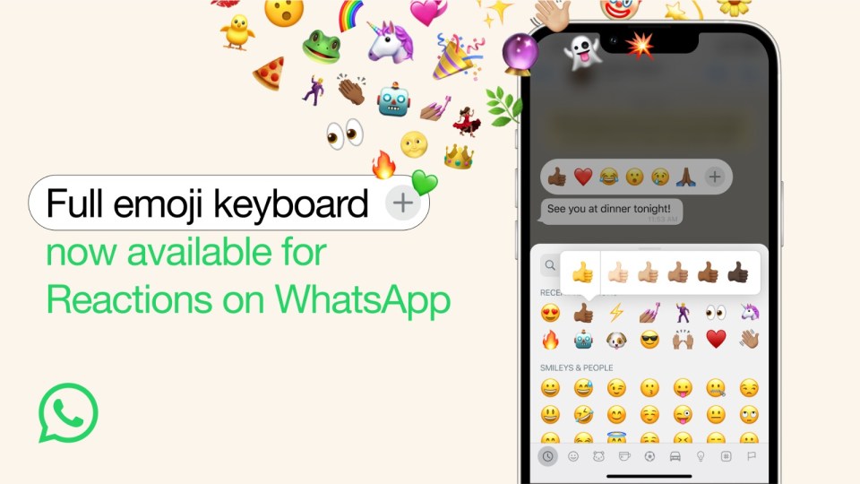 WhatsApp has finally added the full emoji keyboard