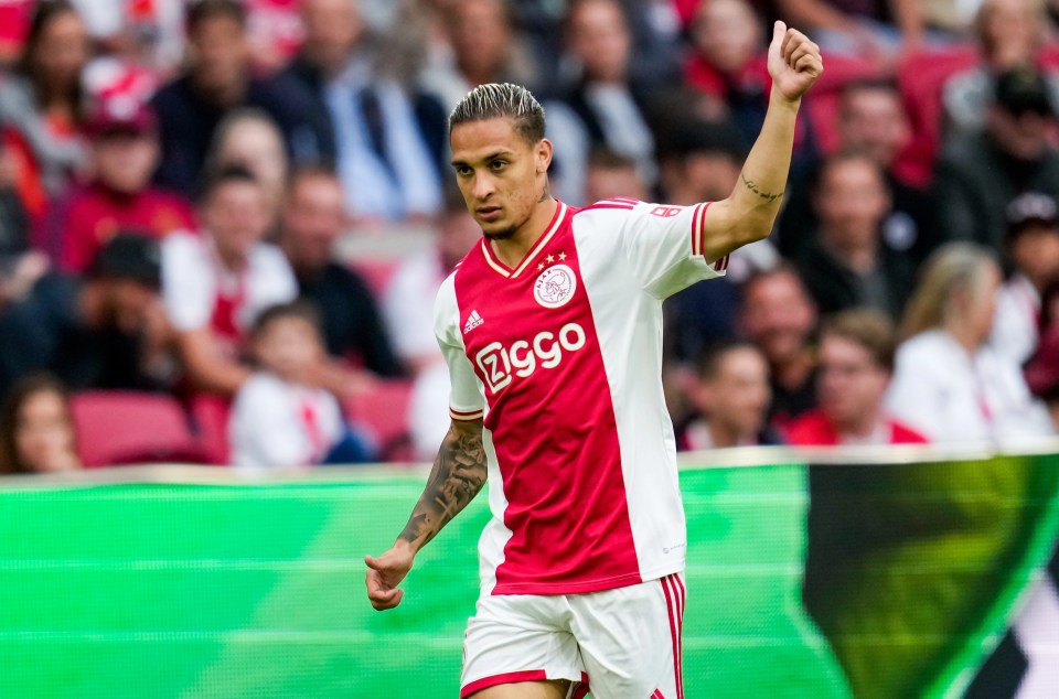 Ajax have raised the price tag on Antony's head to a whopping £84m