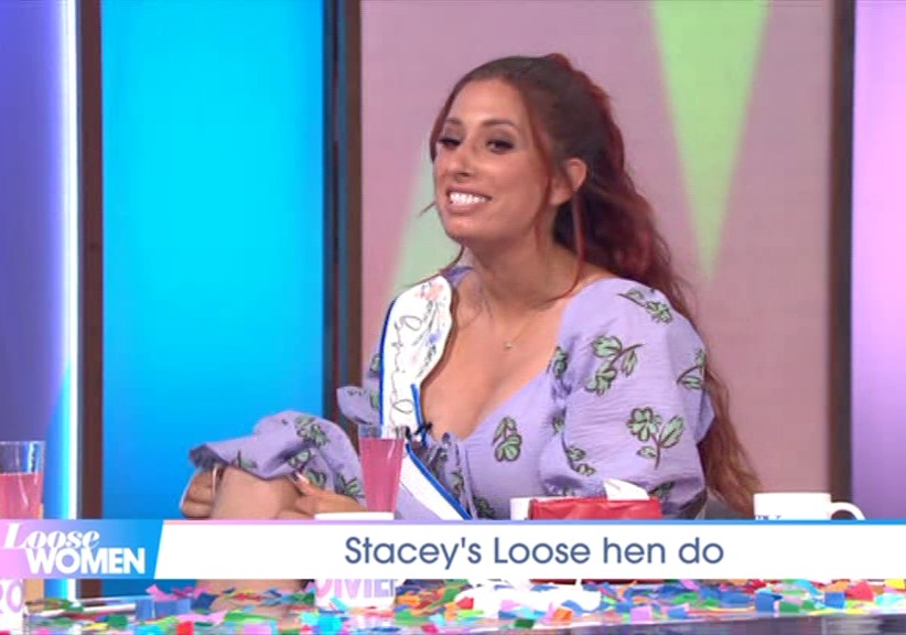 The Loose Women team threw Stacey an on-air hen do