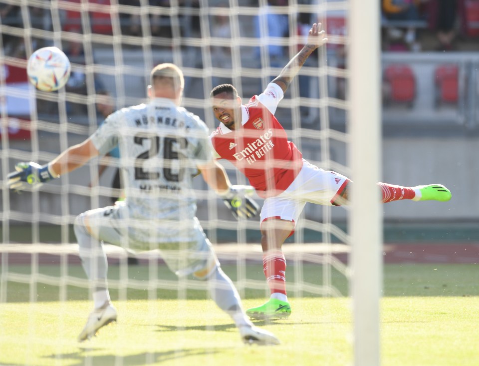 It took just 90 seconds for Gabriel Jesus to score his first Arsenal goal