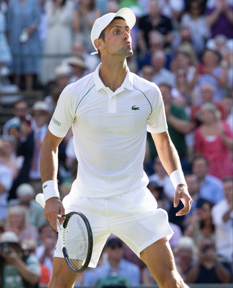 The Serb was booed by many in the crowd after securing the four-set victory