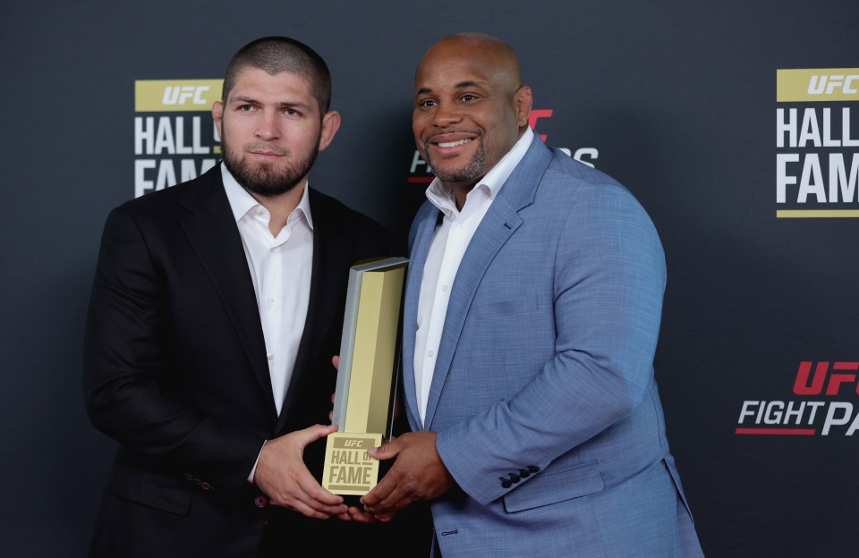 Cormier was also proud to be inducted into the Hall of Fame alongside Khabib