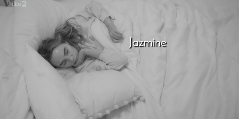 Jazmine has been sleeping alone