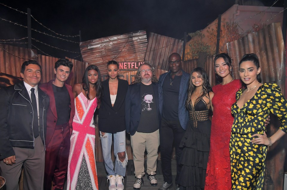 The cast of Resident Evil gather for the Netflix premiere