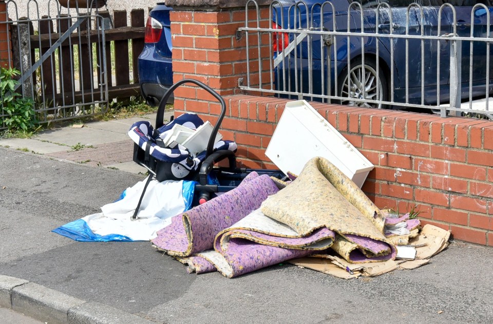 Grangetown has a big issue with flytipping and burglary as well