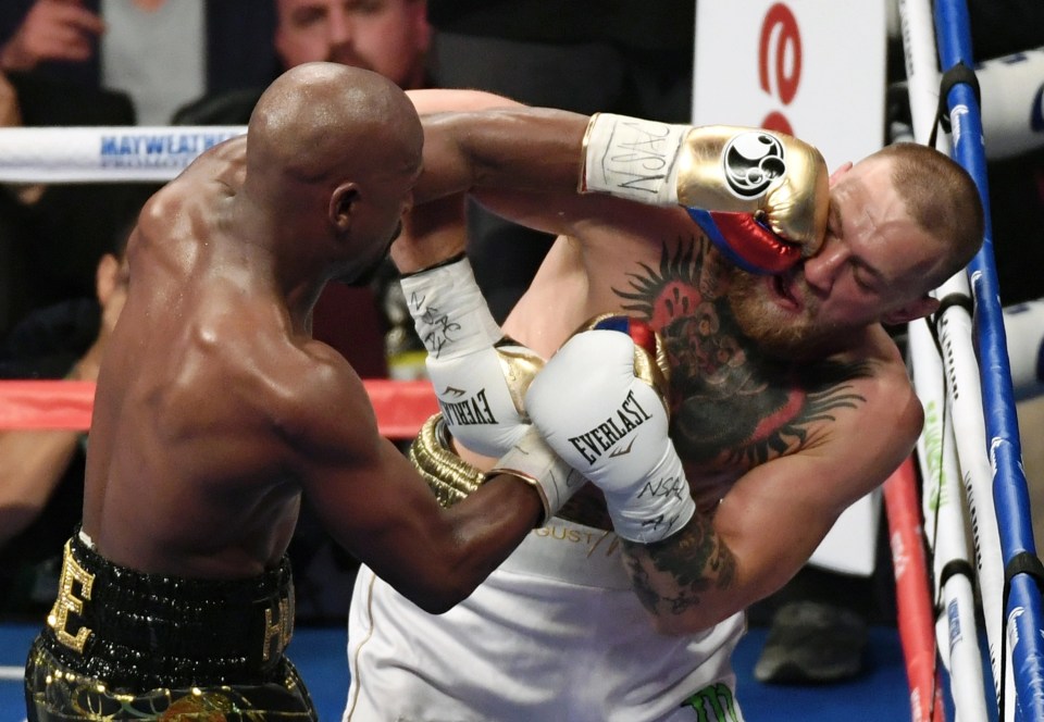 Floyd Mayweather beat Conor McGregor in 2017