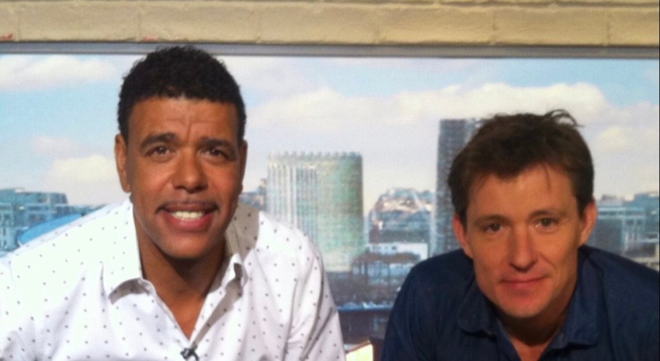 Chris Kamara and Ben Shephard previously worked together at Sky Sports