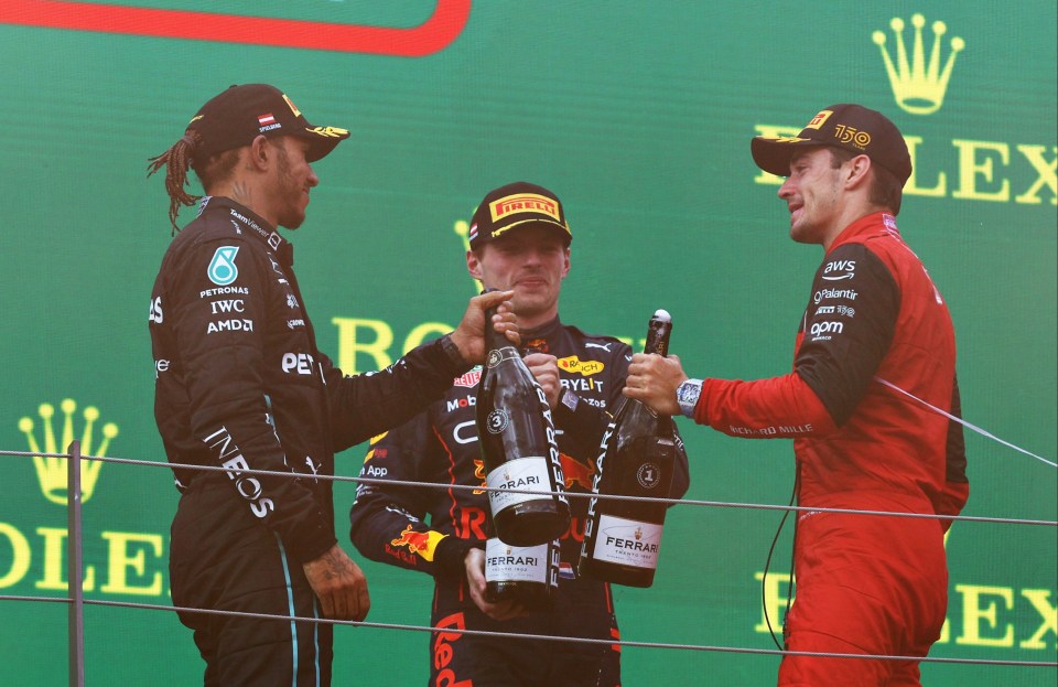 Lewis Hamilton, Max Verstappen and Charles Leclerc are all F1 superstars