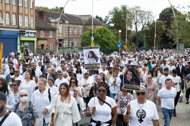 Hundreds gathered at a vigil for Zara at the weekend