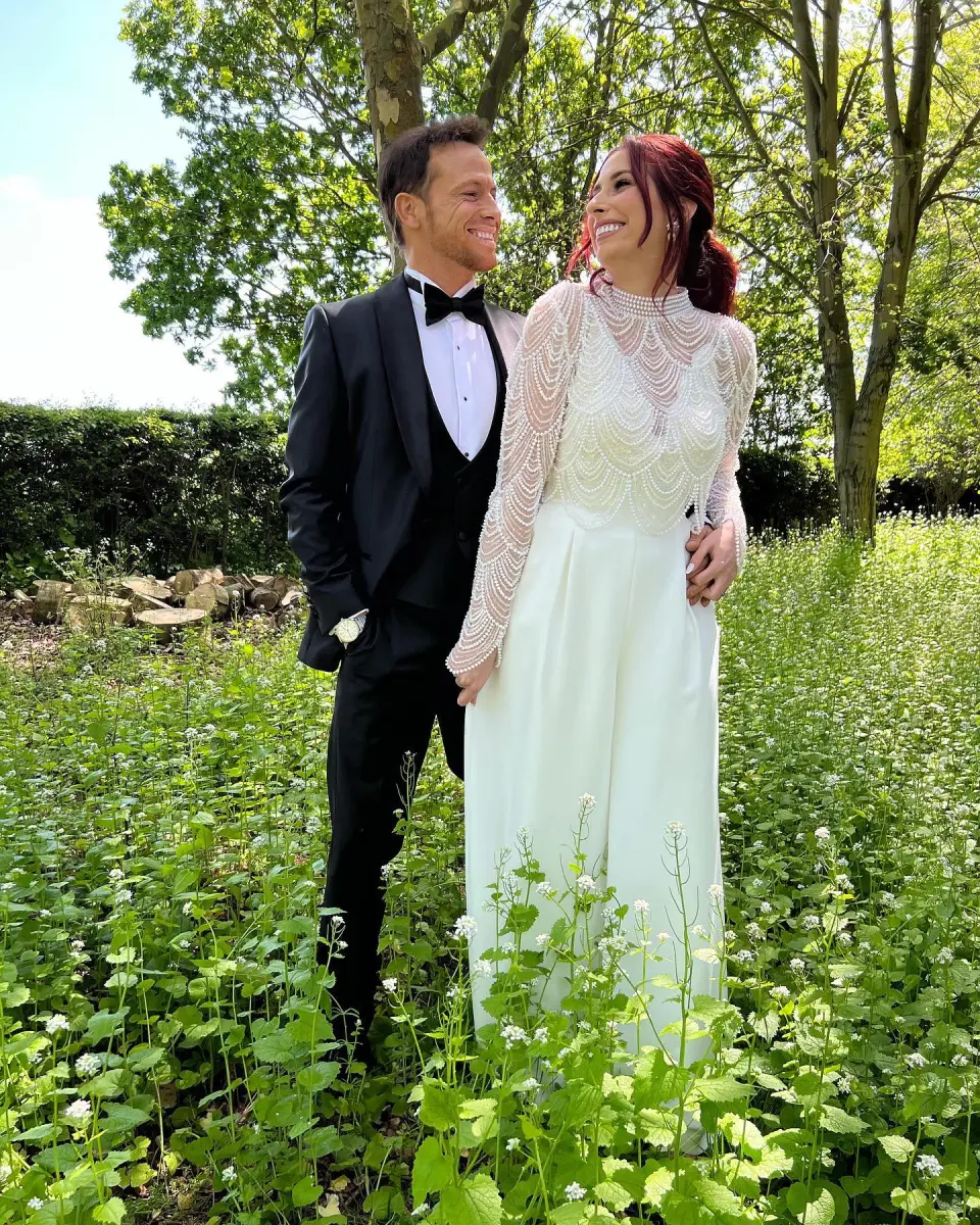 Stacey Solomon and Joe Swash have wed (pictured in May)