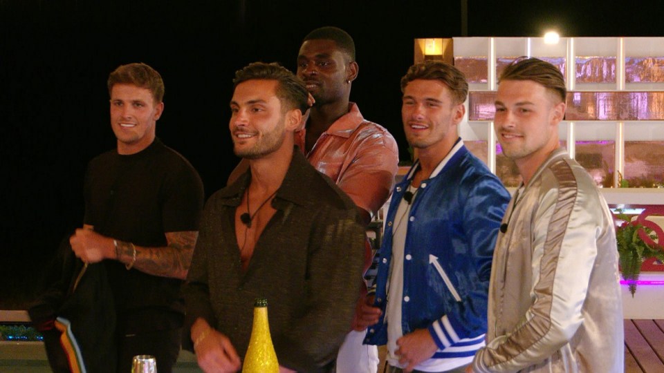 Rugby player Jacques, second from right, is one of the standout stars on this year's Love Island