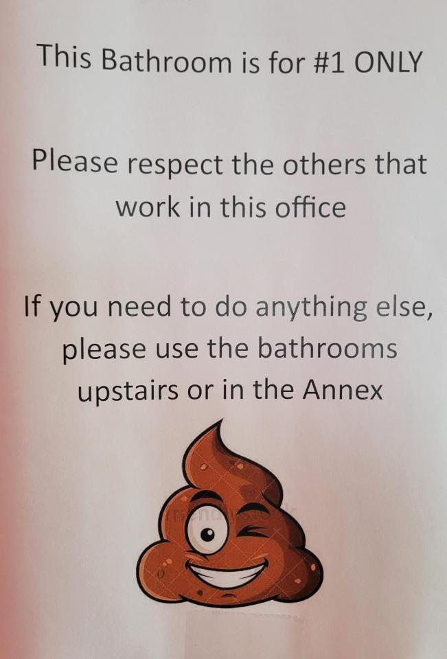 Workers have slammed a boss after his decision to ban pooing in the communal toilet