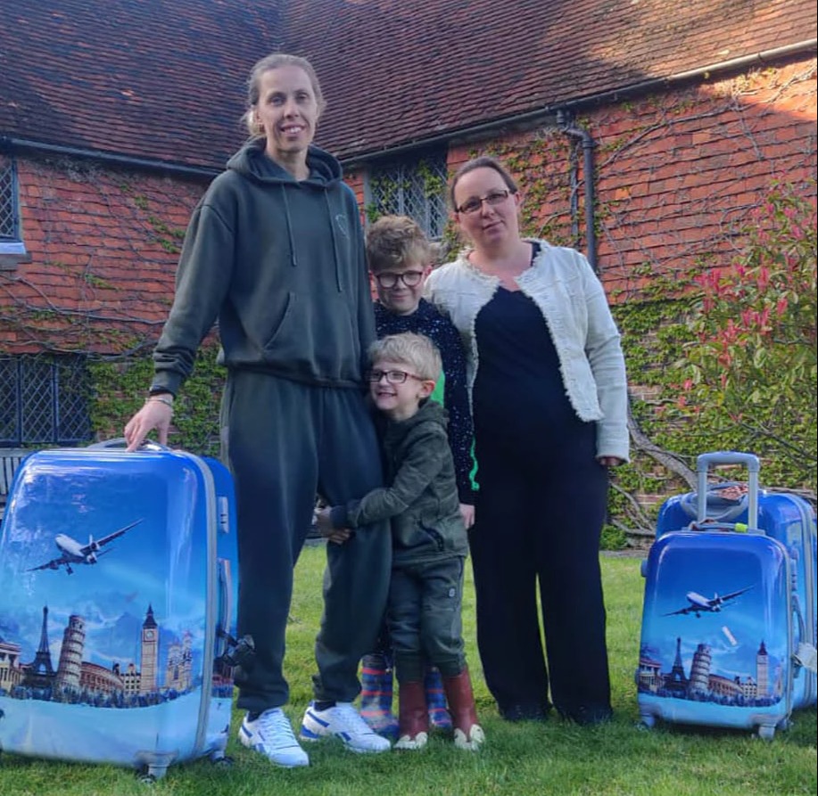 Becky Bigginton, her sister and her two children took part in the show