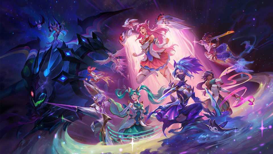 Star Guardian designs are a big change from the grim world of Arcane.