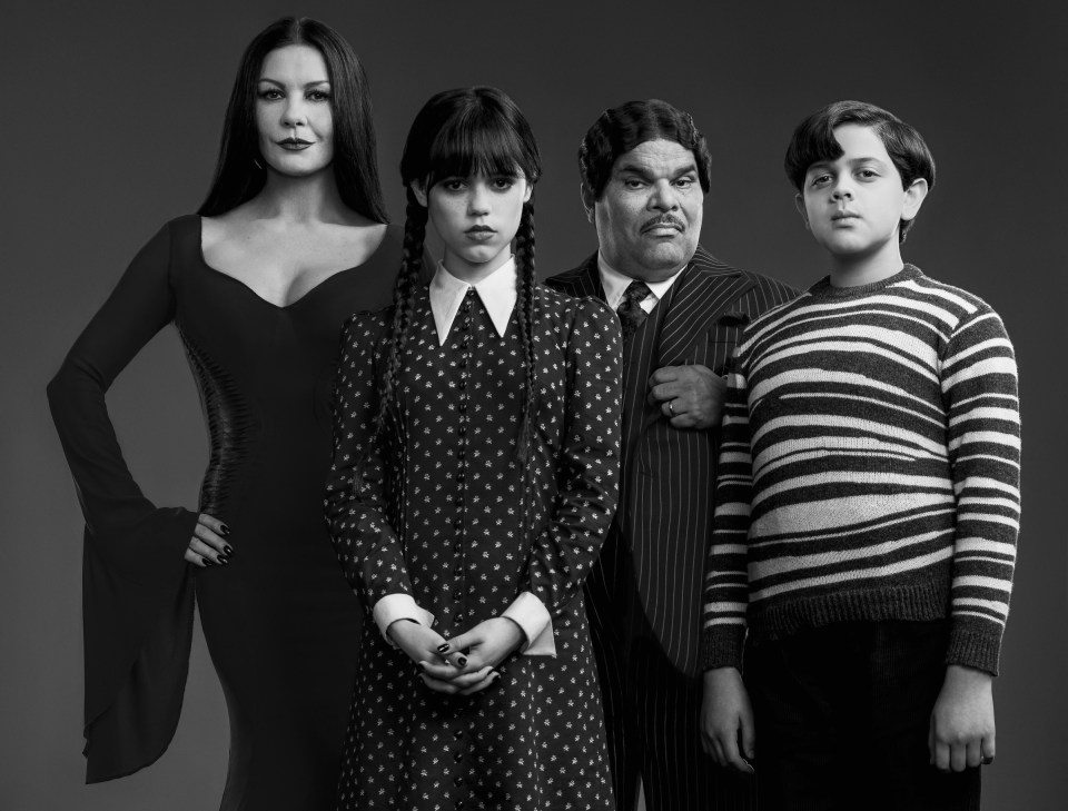 The characters are back with a new look with Catherine Zeta-Jones as Morticia