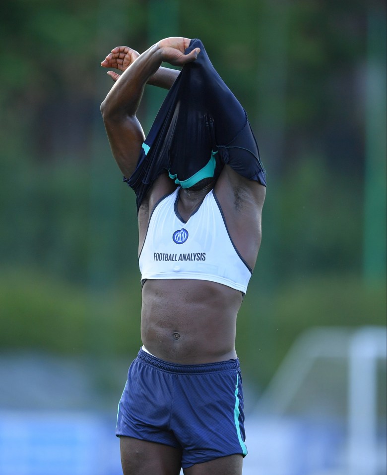 And the Belgian forward looks to be in tremendous shape ahead of the new season