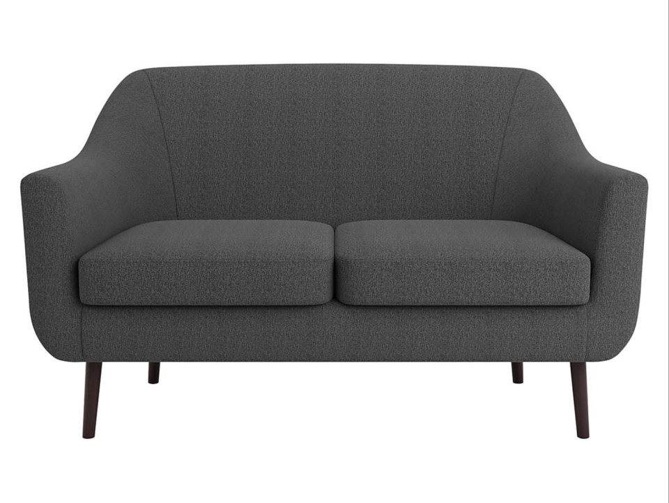 Relax on Dunelm’s Eddie Luna compact tub sofa for £244.30