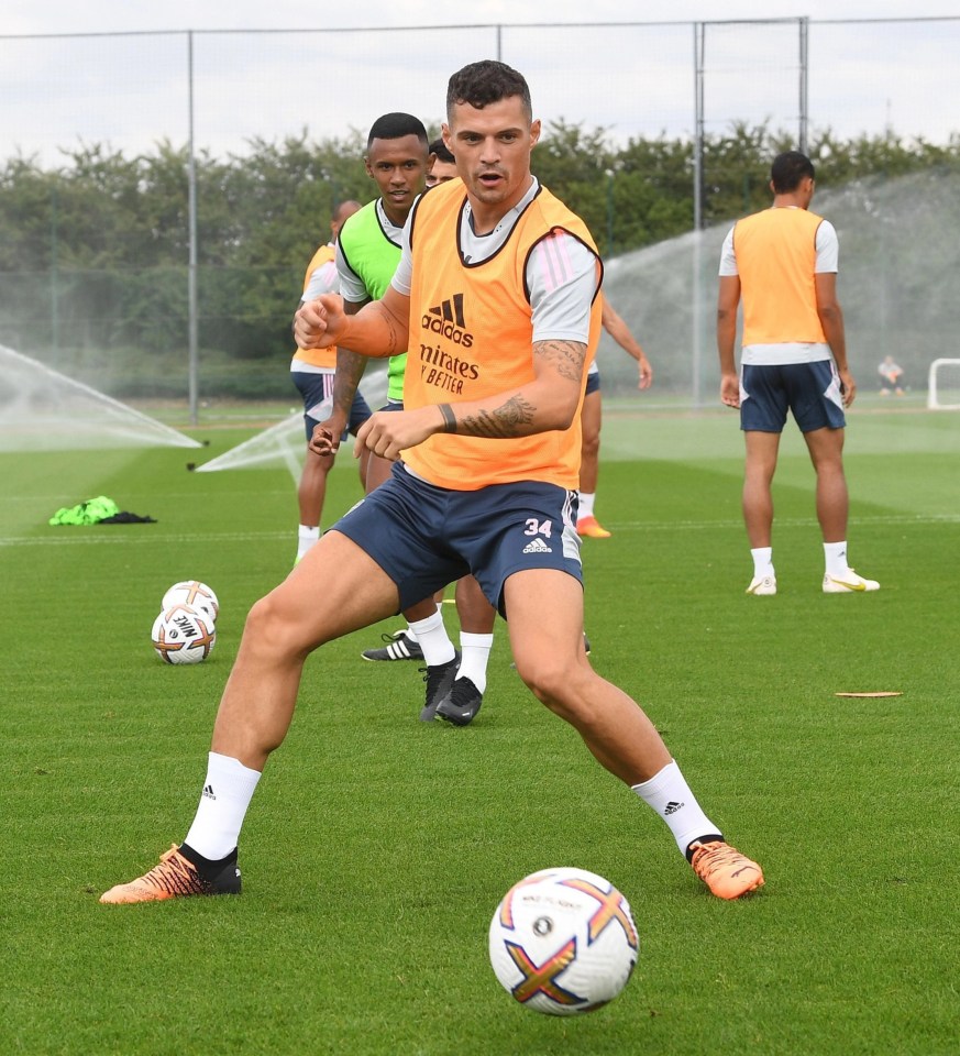 Xhaka looks set to be involved in Arsenal's clash at Crystal Palace