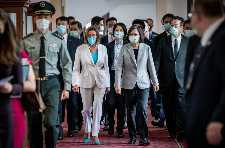 Nancy Pelosi visited Taiwan and blasted China's 'disregard for the rule of law'