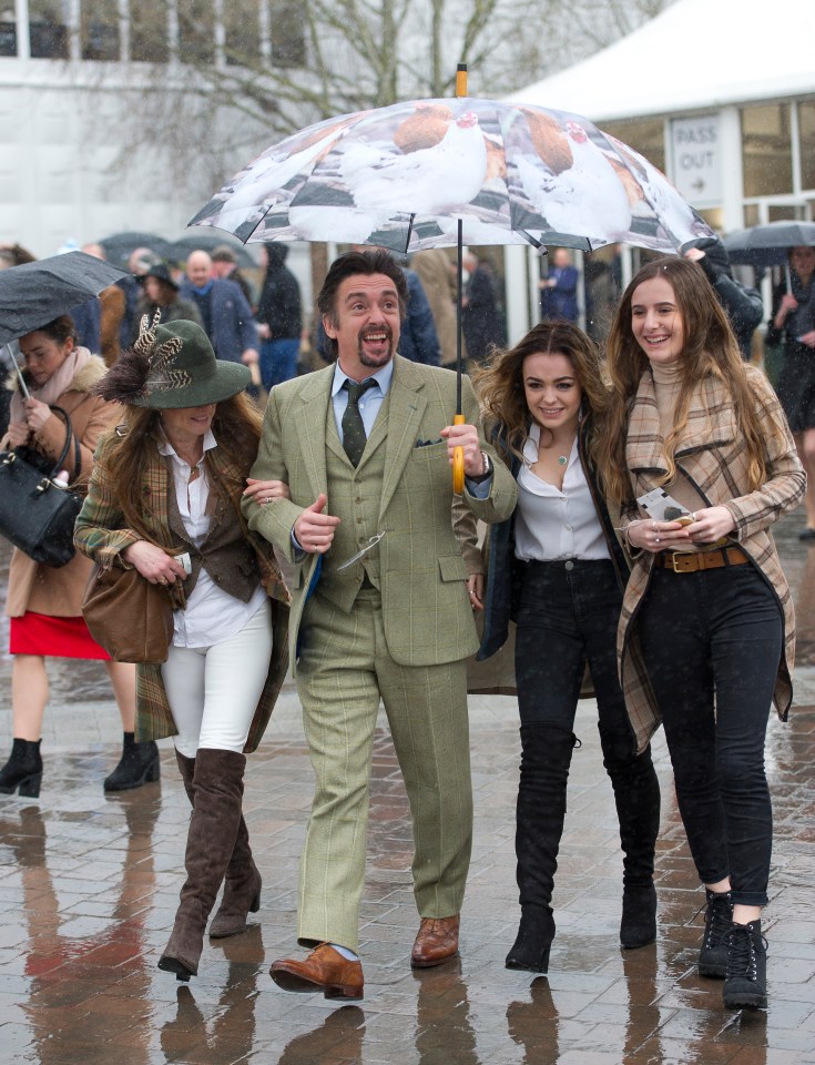 Richard has daughters Izzy, 21, and Willow, 19, with wife Amanda