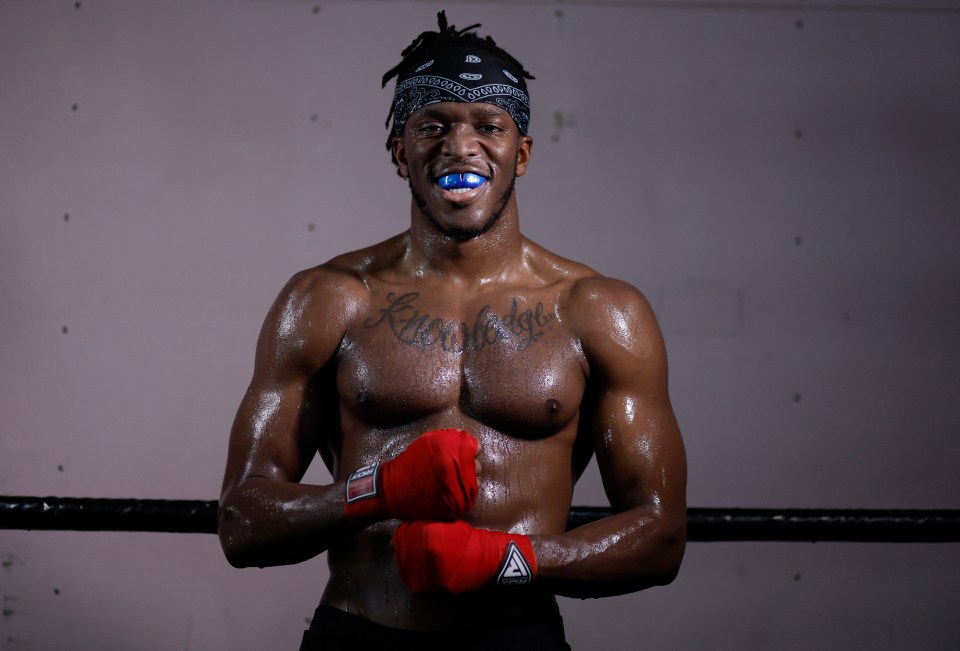 KSI ahead of his boxing return