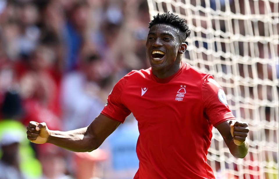 Fellow Nigerian striker Taiwo Awoniyi bundled in the only goal against West Ham