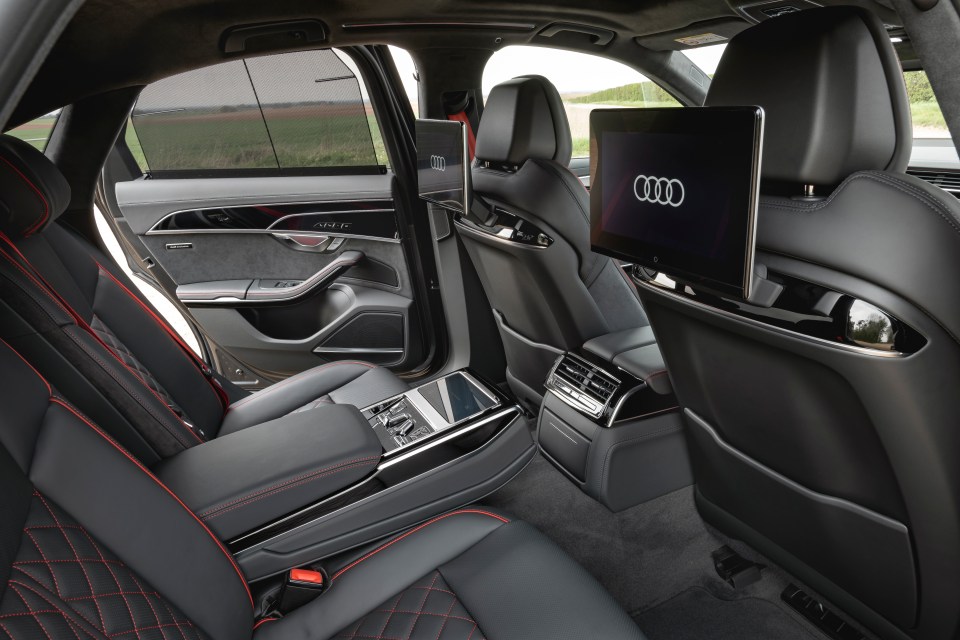 You can add rear seats with more electric adjustment and these screens as an option