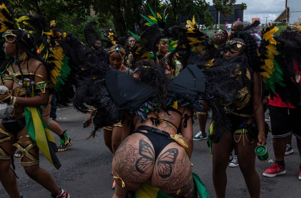 A woman dances at the second day of the festival