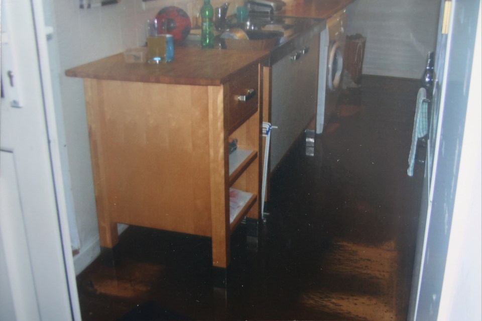 Lynn's kitchen was completely flooded 20 years ago