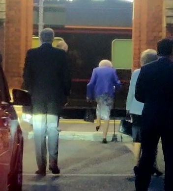 Her Majesty walked unaided to catch the Royal Train to Scotland back in June