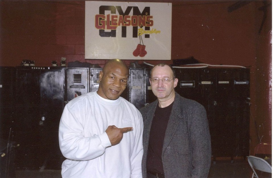 Mike Tyson with Gleason’s owner Bruce Silverglade