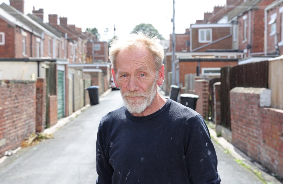 Andy Hope, who has rented his home on the street for 20 years, described it as 'a disgrace'