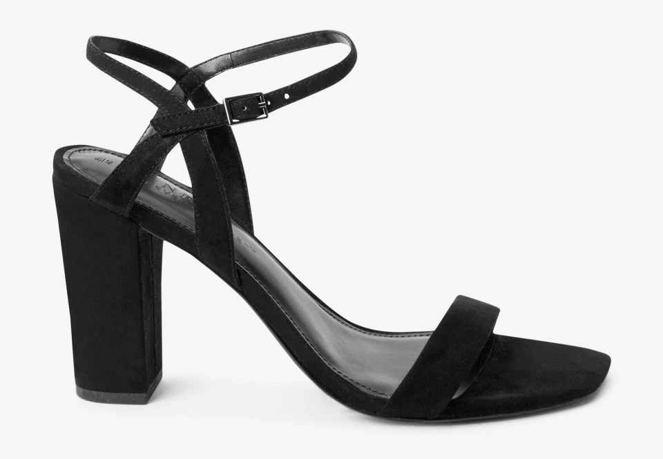 These Forever Comfort black sandals at £32 at Next